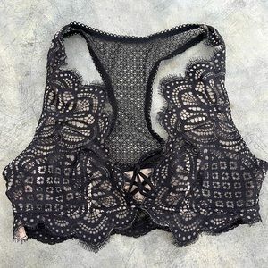 Sexy Victoria’s Secret Black Lacey Dream Angels Small Bralette